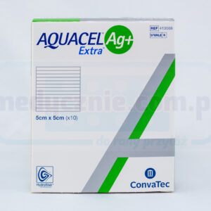Aquacel Ag Plus Extra 5*5cm opatrunek ze srebrem 1szt